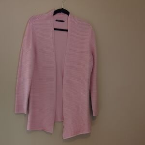 Cyrus Soft Pink Ribbed Cardigan